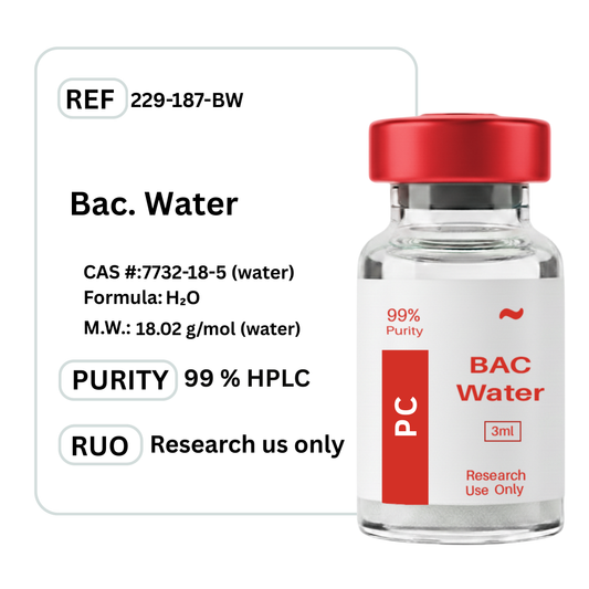 BAC Bacteriostatic Water - Premium Research Peptide