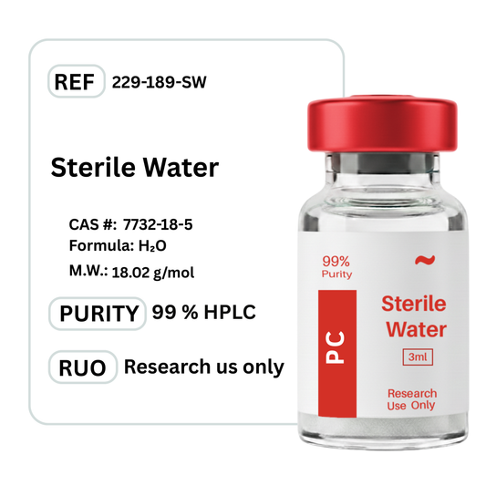Sterile Water - Premium Research Peptide